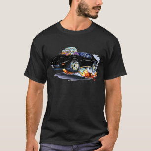 1973-76年のコルベットの黒い車 Tシャツ