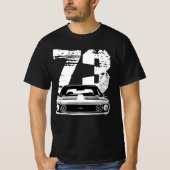 1973 AMX AMX Javelin Front View with Year T Shirt Tシャツ (正面)
