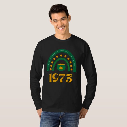 1973 Pro Choice St Patrick s Day Irish Shamrock Fe Tシャツ (正面フル)