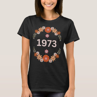 1973 Pro Choice Women s Rights Feminism Groovy Flo Tシャツ
