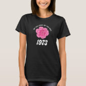 1973 Pro Choice Women's Rights Not Your Uterus Pin Tシャツ (正面)