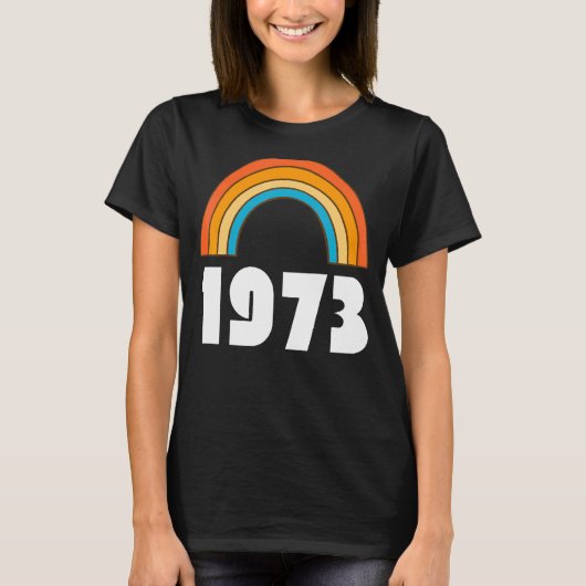 1973 Pro Roe Women's Rightsフェミニズム1 Tシャツ (正面)