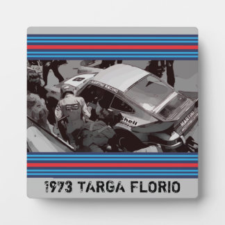 1973 RACING TABLETOP PLAK with Easel フォトプラーク