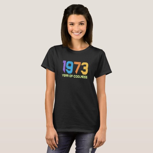 1973 The Birth Year Of Coolness  1 Tシャツ (正面フル)
