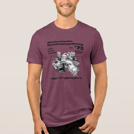 1973 TYP RS 2,7L MFI Check Measure Adjust トライブレンドＴシャツ (正面)