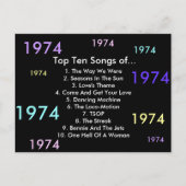 1974の歌 ポストカード (正面)