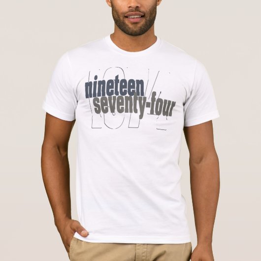 1974ティー Tシャツ (正面)