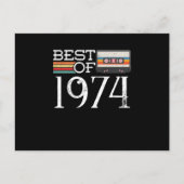 1974ヴィンテージ46th誕生日アニバーサリーギフト ポストカード (正面)