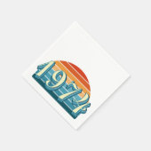 1974ヴィンテージ50誕生日 スタンダードカクテルナプキン (角)