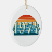 1974ヴィンテージ50誕生日 セラミックオーナメント (右)