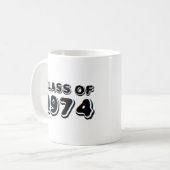 1974年のコーヒーマグのクラス コーヒーマグカップ (正面左)