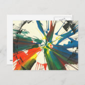 1974年のスピンアート作品。私が制作した最初の芸術作品です。 ポストカード (正面/裏面)