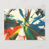 1974年のスピンアート作品。私が制作した最初の芸術作品です。 ポストカード (正面)