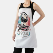 1974年のヘッドフォン以降のヴィンテージ エプロン (インサイチュ)