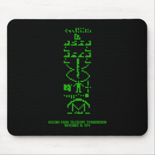 1974年のArecibo Tranmission マウスパッド