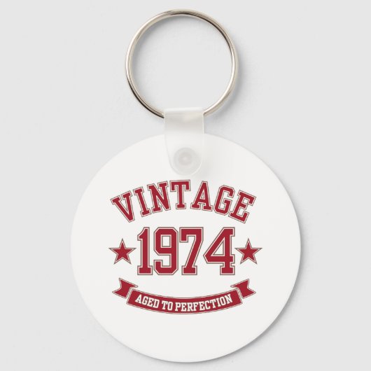 1974年までのヴィンテージ キーホルダー (正面)