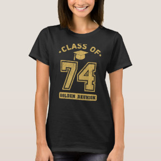 1974年クラス高等学校卒業式レユニオ Tシャツ