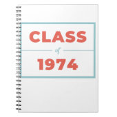 1974年クラス ノートブック (正面)