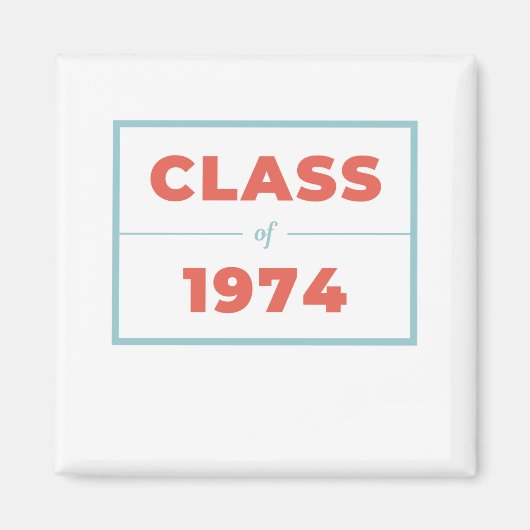 1974年クラス マグネット (正面)