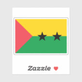 1974年サントメ・プリンシペ国旗の提案#3 シール (シート)