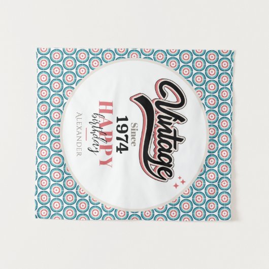 1974年ヴィンテージ タペストリー (正面(横))