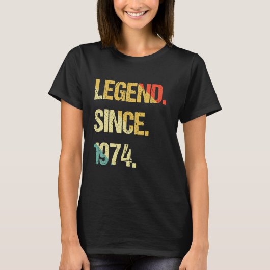 1974年以来の伝説 Tシャツ (正面)