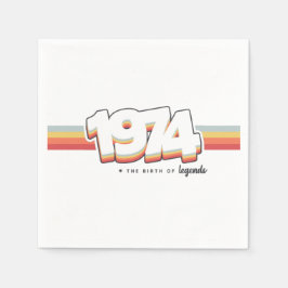 1974年伝説の誕生 スタンダードカクテルナプキン