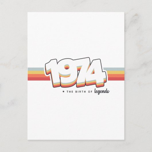 1974年伝説の誕生 ポストカード (正面)