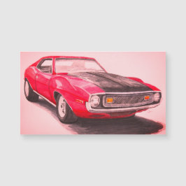 1974年式レッド ジャヴェリン マグネット