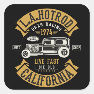 1974年改造のラ・カリフォルニアドラッグ・レーシング スクエアシール
