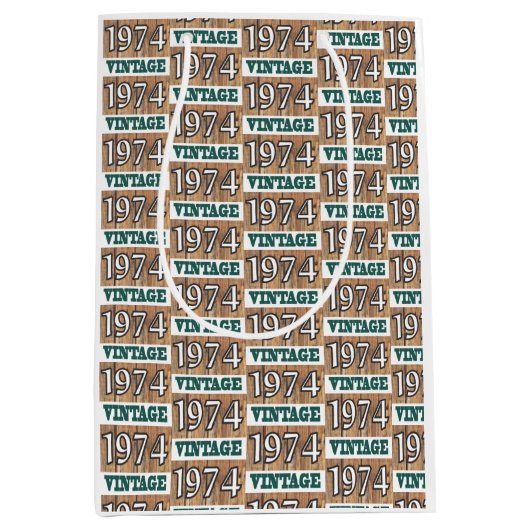 1974年生まれ中抱き枕 ミディアムペーパーバッグ (正面)