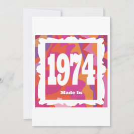 1974年製 招待状