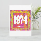 1974年製 招待状 (スタンド正面)