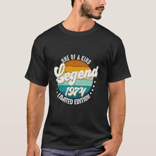 1974年限定版誕生日50年 Tシャツ (正面)