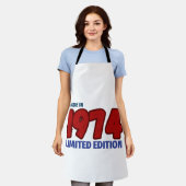 1974年限定版Tシャツ製 エプロン (着用した状態)