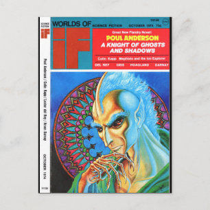 1974年10月更新のIf v22 n07のパルプアート ポストカード