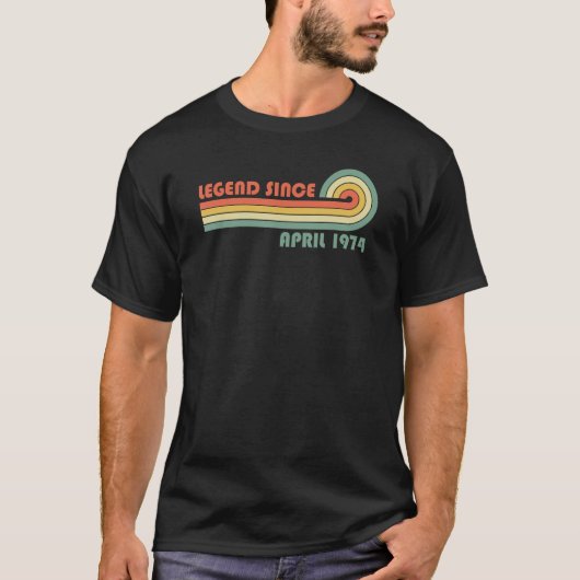 1974年4月以来の伝説 Tシャツ (正面)