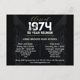 1974年50年制高校懇親会2イベント ポストカード