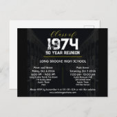 1974年50年制高校懇親会2イベント ポストカード (正面/裏面)