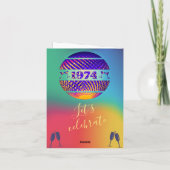 1974年50歳の誕生日パーティー招待状 招待状 (裏面)