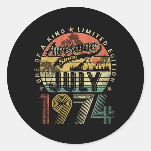 1974年7月49日 ラウンドシール (正面)