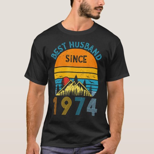 1974最高の年48周年V以結婚来の夫 Tシャツ (正面)