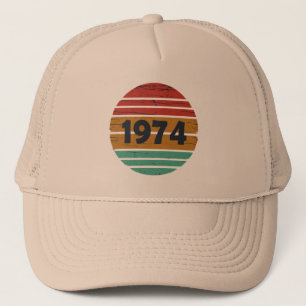 1974生まれ年のヴィンテージ誕生会 キャップ