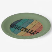 1974生まれ年のヴィンテージ誕生会 ペーパープレート (アングル)