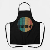 1974生まれ年のヴィンテージ誕生日ギフト エプロン (正面)