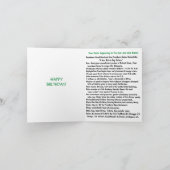 1974生まれ年の誕生日おもしろい事実 カード (内部)