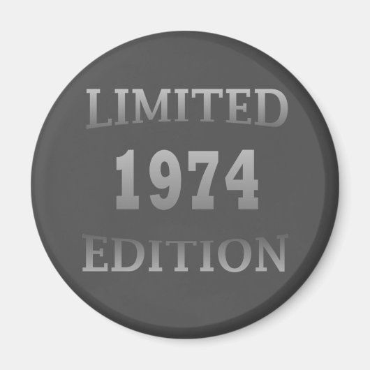 1974生まれ年誕生会 マグネット (正面)