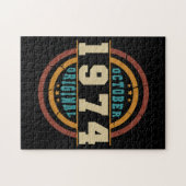 1974生まれ年10月元レトロ ジグソーパズル (横)