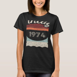 1974生まれ年48誕生日48歳のヴィンテージ Tシャツ