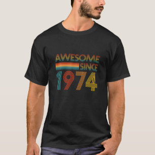 1974素晴らし年から47番目の誕生日女男性へ性Ret Tシャツ